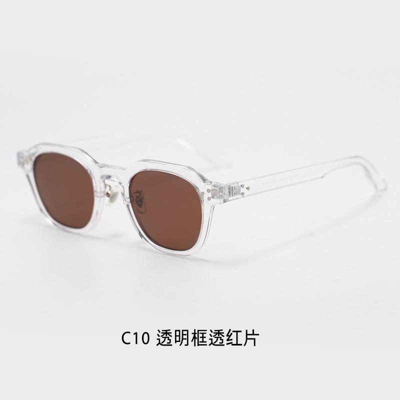 Vintage American style TR90Unique Punk Style Polygonal Polarized Sunglasses for Men, Street Style Trendy Sunglasses for Women