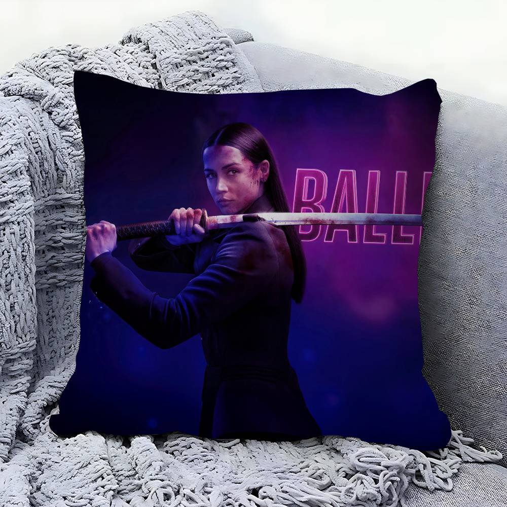 From The World Of John Wick Ballerina Personalized Pillow Dust Cover Bedroom Kids Party Decoration Pillowcase Birthday