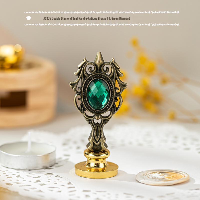 Retro Magic Academy Sealing Wax Stamp with Roman Column Handle