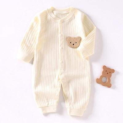 Unisex Baby Strampler: Reine Baumwolle, Vier Jahreszeiten, Klimatisierter Komfort, Perfekt für Frühling und Herbst.
