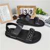 Fashion Beach Sandal Woman Luxury Shoes Lady 2025 Summer Heels Open Toe Fashion New Girls Comfort Peep Rome Casual Scandals Leisure