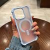 Luxury Magsafe Wireless Charging Matte Phone Case For iPhone 11 12 13 14 15 16 Pro Max Plus Magnetic Transparent Bumper Cover