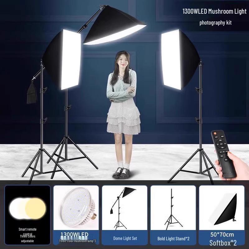 5070 Softbox Lighting Kit for Photography & Video Broadcasting: Indoor Portrait & Clothing Shooting