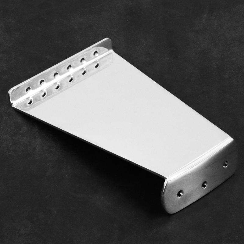 Universals Metal Guitar Bridge Tailpiece Electric Guitar Tailpiece Replacement Resonator for Enhanced Performances