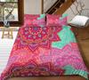 Mandala Flower Duvet Cover Set Bohemian Comforter Cover Exotic Floral Double Queen King Size Comforter Cover For Teens Adults