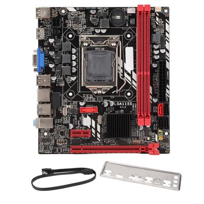 Ongwan Intel B75 Chipsatz Motherboard, LGA1155 Kompatibel, Micro-ATX Motherboard, VGA/PCI E1X/COM/1000M Netzwerkschnittstelle, DDR3 x 2