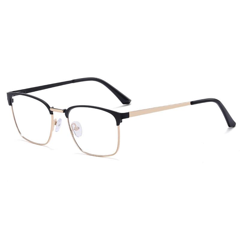 High Quality Men's Reading Glasses Square Full Frame Anti-blue Light Farsighted Eyeglasses Optical Lens Business Eyewear Okulary