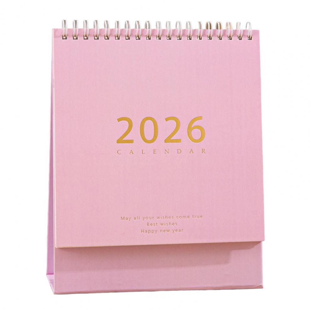 

2026 Desk Calendar Multi-scene Desktop Calendar 2026 Retro Style Desk Calendar for Home Office School Thick Paper for Efficient