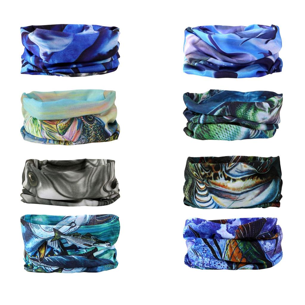 For Women and Head Half Face Neck Reusable for Fishing Sharks [SMEHCF] Multi-Purpose Bandanas, 8-Count, Men, Headbands, Balaclavas, Hair, Scarves,