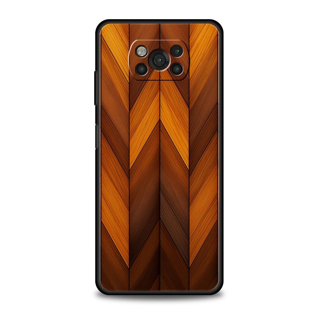

Luxury Vintage Wood Grain Pattern Phone Case Cover for Xiaomi Poco F7 Ultra F6 F5 F4 F3 X6 X5 X4 X3 NFC C51 C55 M4 GT Soft TPU Poco M4 Pro
