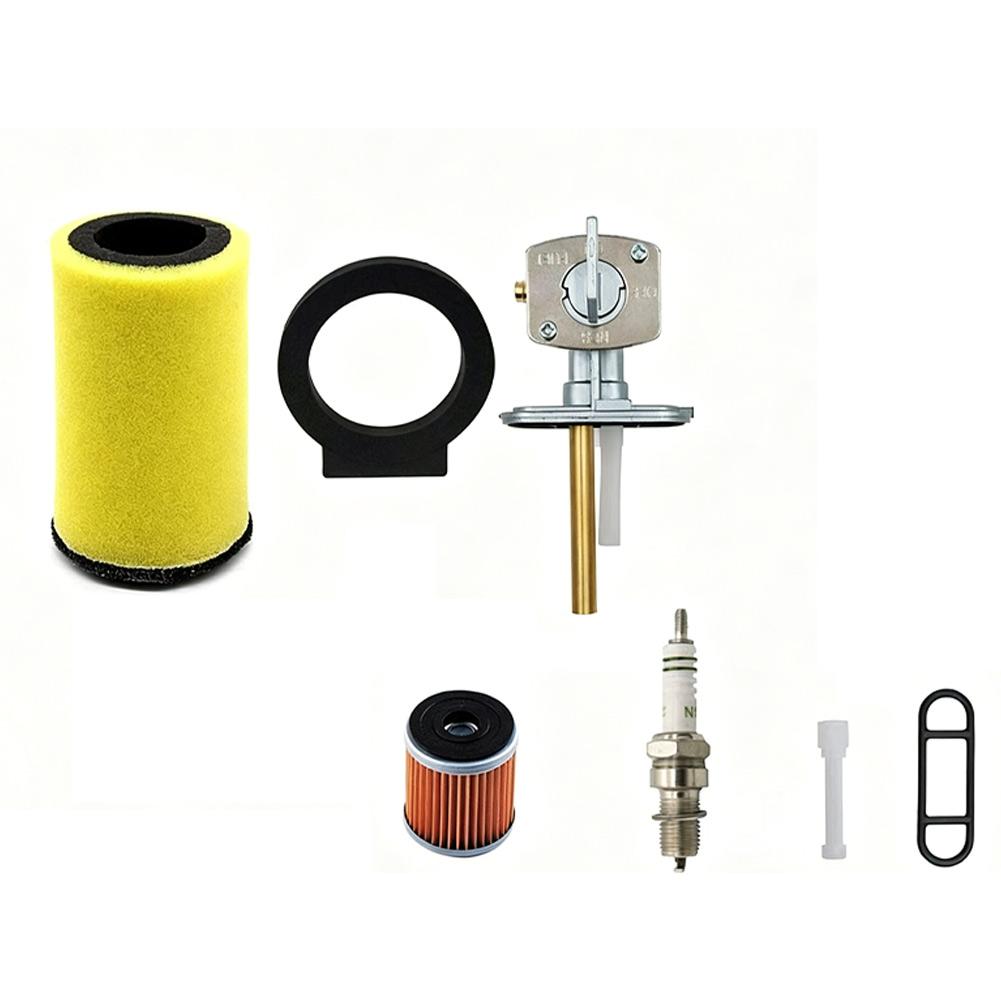 1YW-14451-00-00 Air Filter And Oil Tank Switch Valve Kit Compatible With YFM250 Lawn Mower Garden Tools Replacement Parts