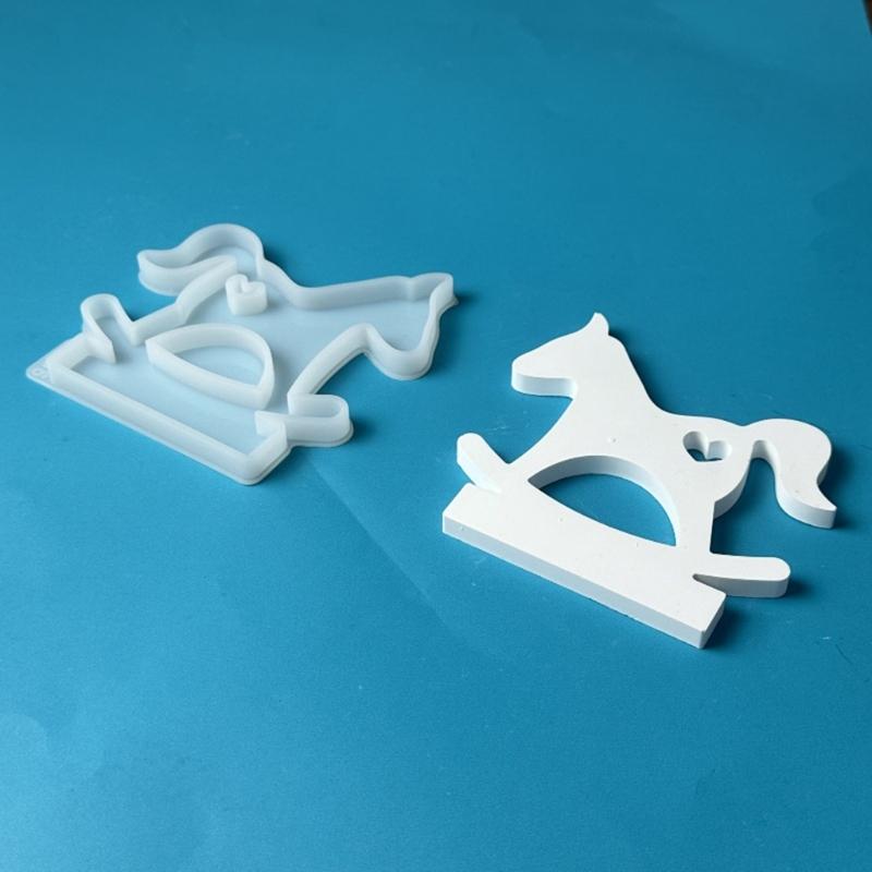 Horse Candlesticks Castings Molds Silicone Molds Candle Holder Resins Molds