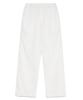 AOTT Linen Elastic Waist Wide Pants White
