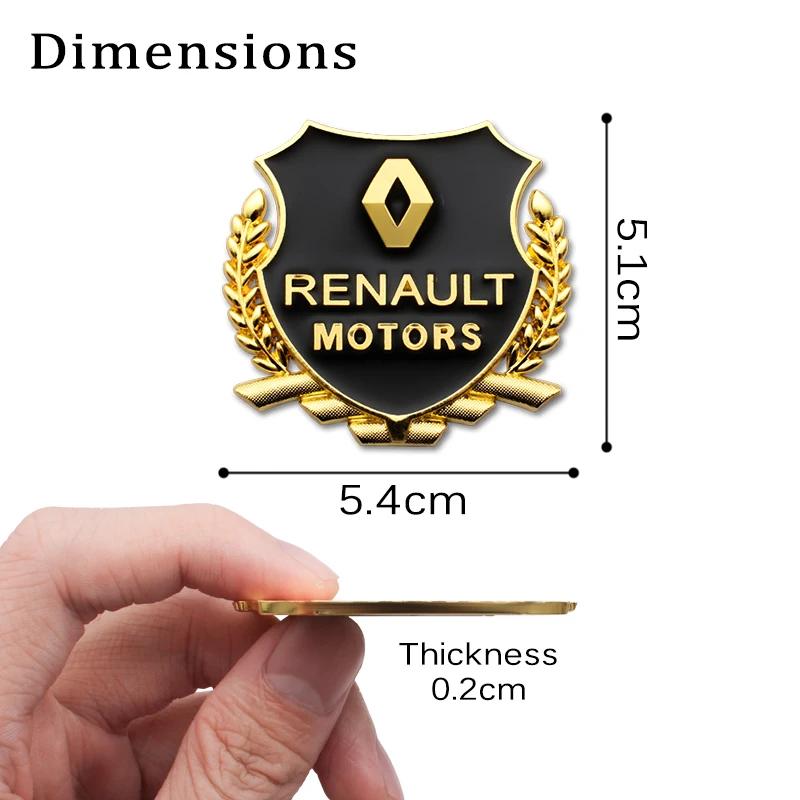 Für Renault 2026 Neue Radkappen Für Renault Megane 2 Duster Logan Captur Clio Laguna Fluence Kadjar 2 Stück 3D Auto Karosserie Kofferraum Aufkleber