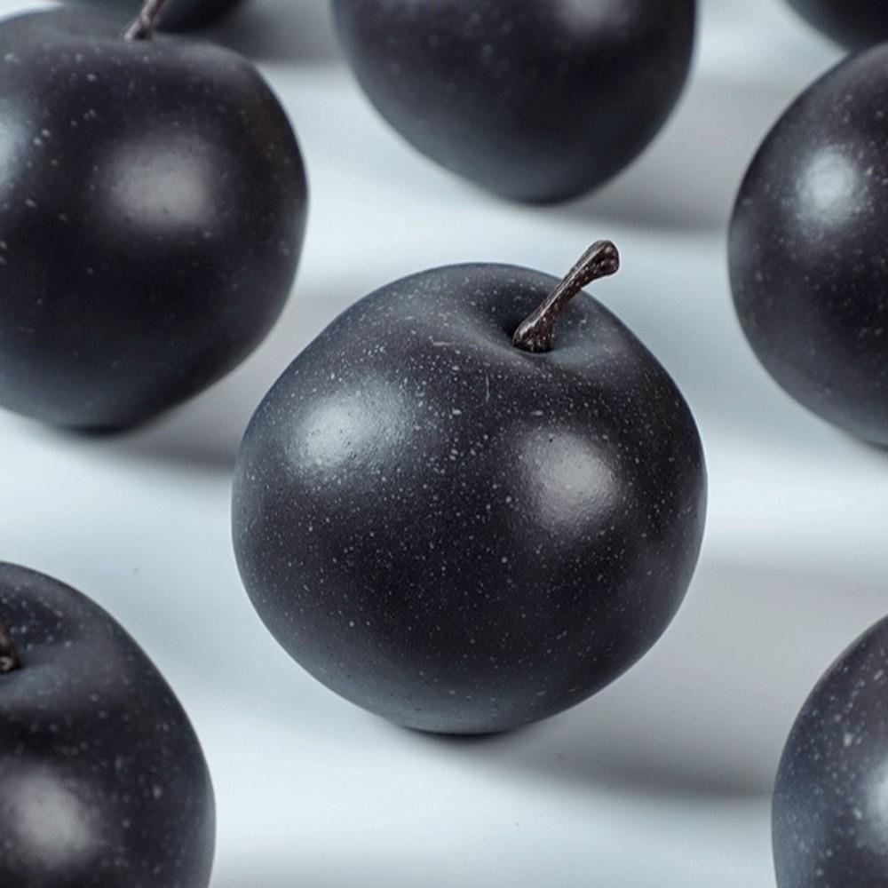 Realistic Simulation Black Pear Handicrafts Fake Fruit Models  Garden Decoration