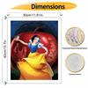 Disney Snow White Digital Oil Painting Diy Coloring Handpainted Filling Home Decoration Gift, Cartoon Wall Art Decor Canvas Artwork
