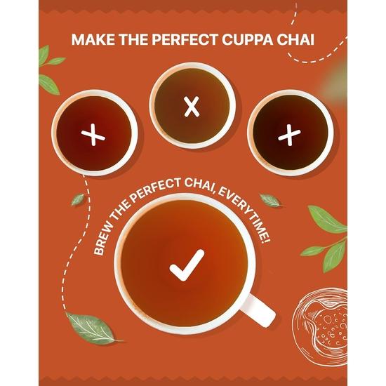 Chaizup Green Tea Lemon Honey - 25 Tea Bags | Green Tea with Honey Lemon Flavours | 25 Servings | 50g