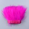 1Meters Furry Turkey Feathers Trim Ribbon White Natural Plumes For Traditional Holiday Dress Sewing Plumas Accessories