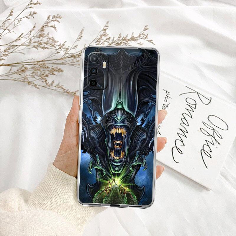 Aliens vs Predator Xenomorph Transparent Phone Case for Motorola Moto Edge 20 30 40 50 S30 Fusion Ultra Pro Neo Lite + G200 G23