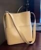 Aimoha Women's Commuter Tote Bag, Synthetic Leather with Exterior Pocket, Simple and Basic, A4 Size, Business Bag, Storage, Shoulder Bag, Handbag,