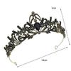Bridal Accessories Wedding Dress Style Headwear Birthday Party Crown Headband Black High-end Performance Hair Accessories Crown
