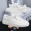 Large size autumn new leather low-top youth student casual shoes sports board shoes