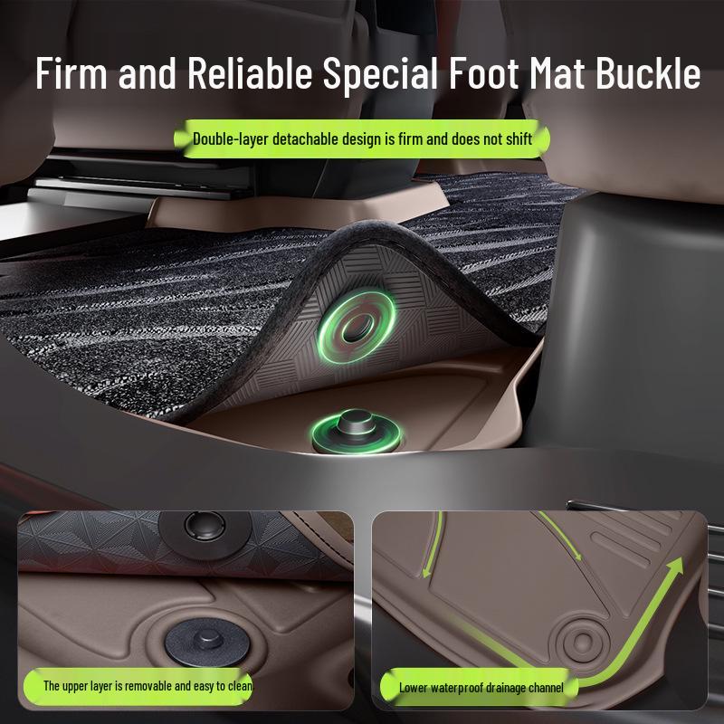 Ideal i6 Floor Mats: All-Weather TPE Trunk and Car-Specific Mats for 25 Models
