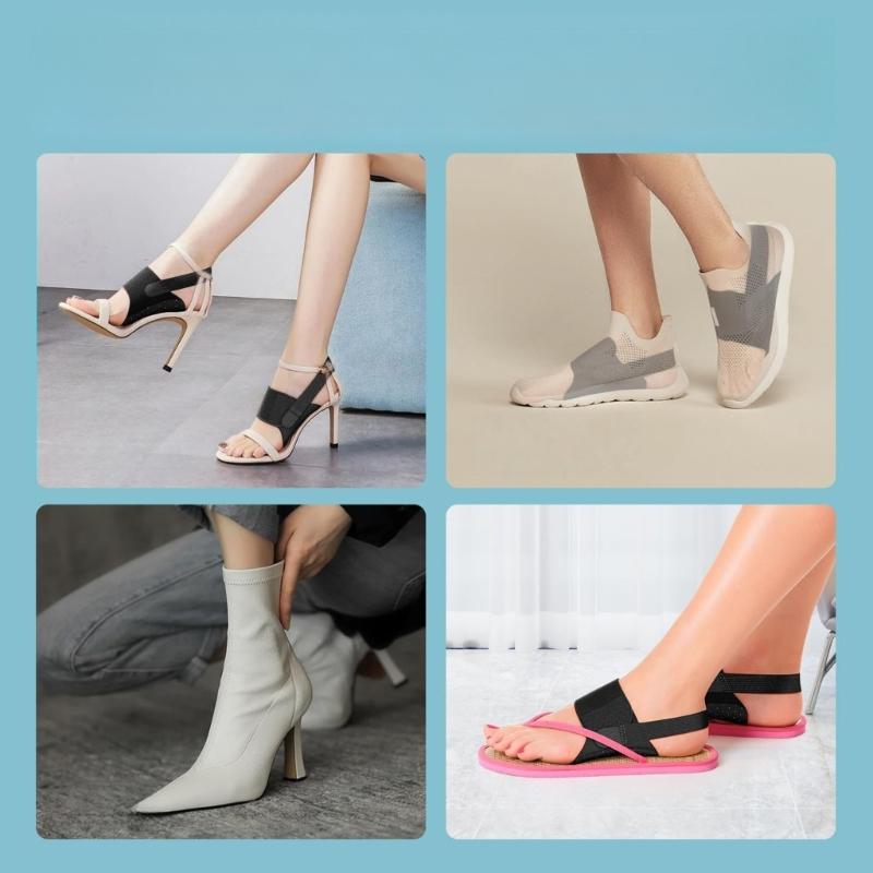 Customizable Foot Compression Straps Featuring Non-Slip Padding Adjustment and Plantar Fasciitis