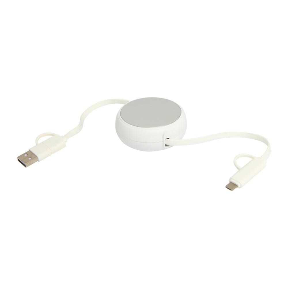 Cablu Conector Retractabil Alasia Aluminiu 5 în 1