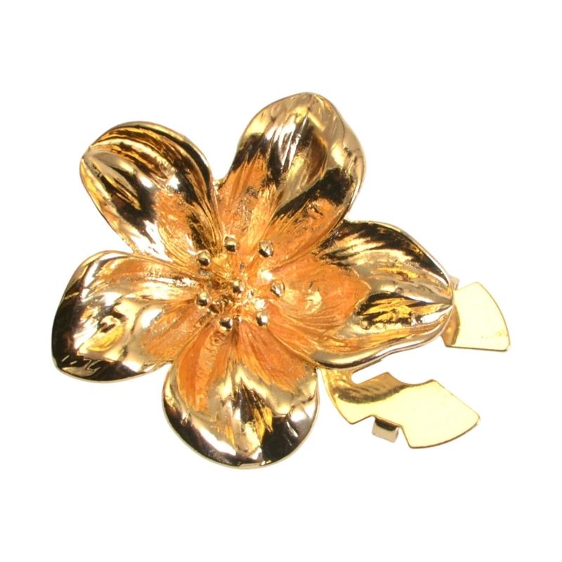 

Металеві Запонки Квіткові Накладки на Гудзики для Жінок Елегантні Затискачі Гудзики Аксесуари для Сорочки Без Пришивання Гудзики Подарунок золотий