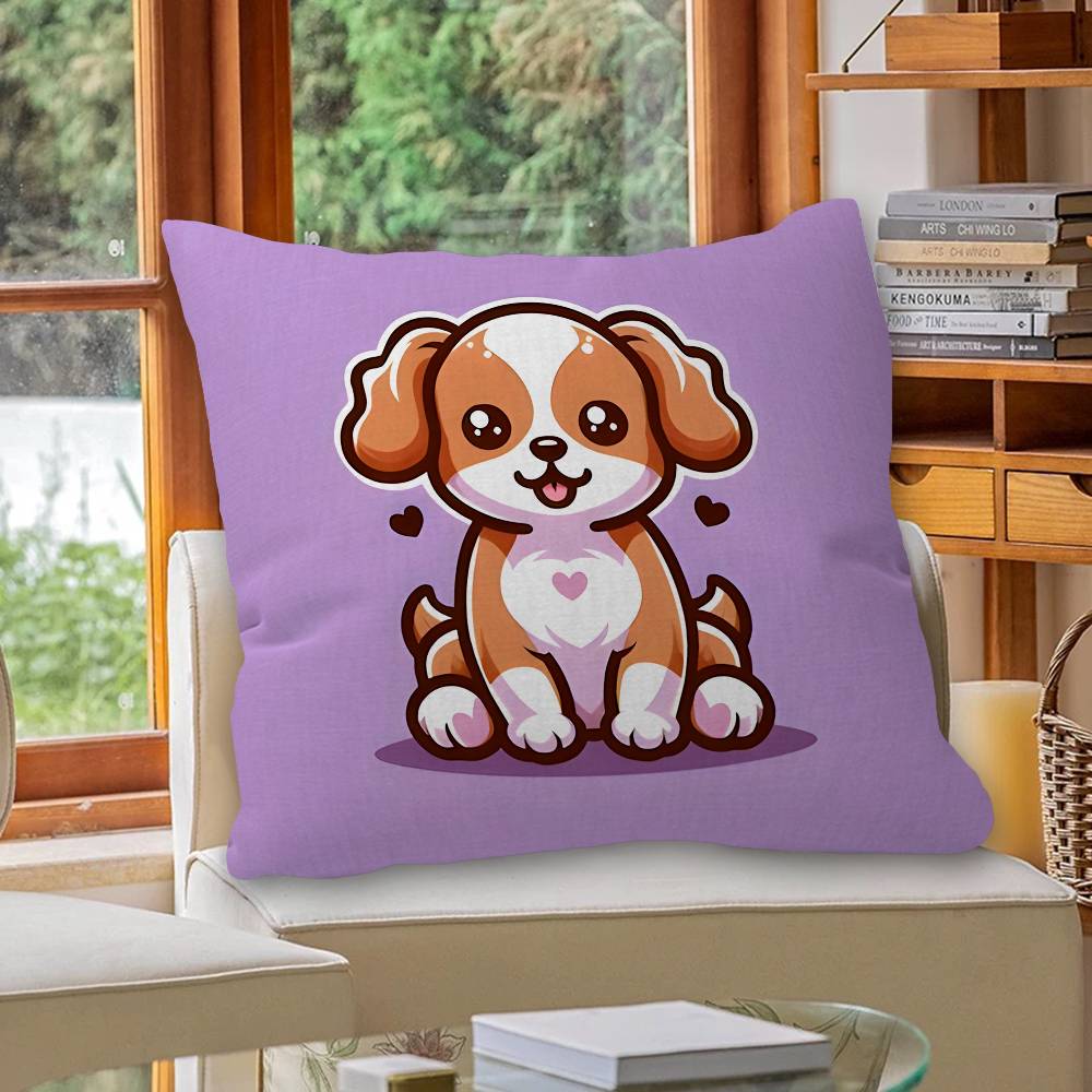 Cute Dog Pillow Anime Pillow Sofa Bed Head Pillow Cover Cushion Cover 45x45 Cm Fashion
