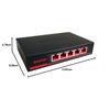 ASUSTOR ASW205T 5-Port 2.5GbE 2.5Gbps Unmanaged Switching Hub Metal Housing