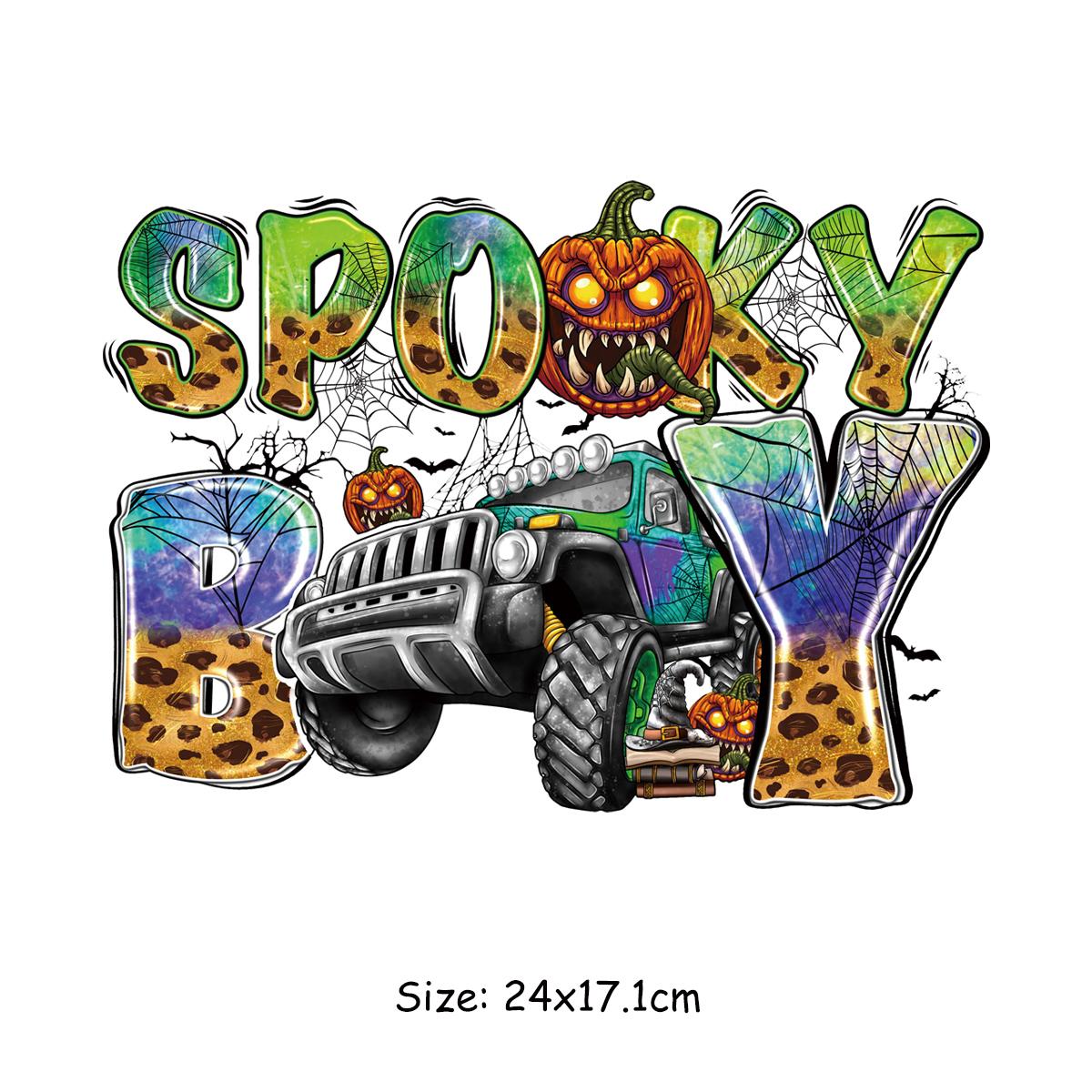 

Жуткие наклейки на грузовики на ткани Термопресс своими руками Толстовки Топы A-Level Моющиеся виниловые нашивки на одежду Значки