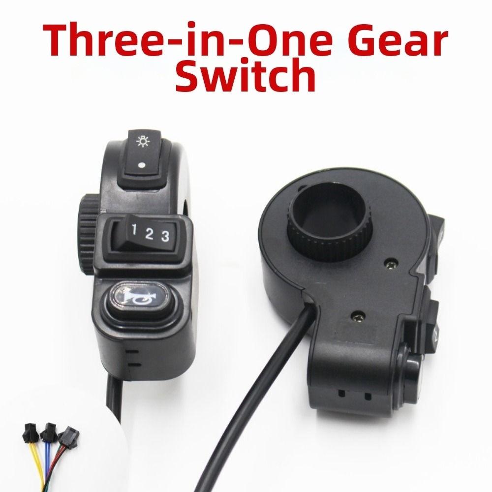 3 In1 Motorcycle Switch Universal Electric Vehicle Handlebar Switch For 22mm Handlebars
