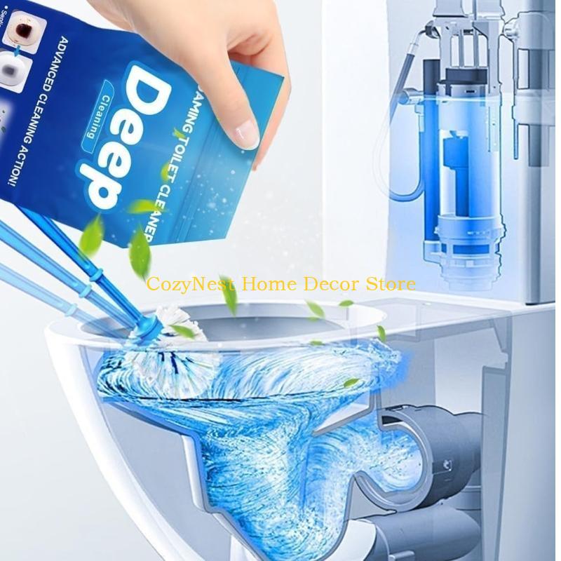 92MF 100g Toilet Cleaner Powerful Stain Removers Deodorizer For Bathroom Deep Stain Removal Odor Elimination