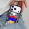 Armenian Flag Phone Case for iPhone 16e 15 14 13 12 17 Pro Max Plus Air 17pro Cover Coque
