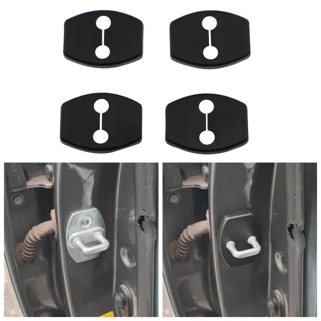 4 Stück Türschloss Dekorationsschutzhülle für Toyota Corolla Camry Avensis RAV4 Yaris Auris Autostyling Zubehör