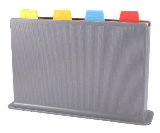 Creative Kitchen Cutting Board Set: Wheat Straw & PP Plastic - Four-Piece Food Classification Boards