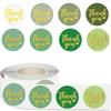 500 Pieces/roll Tape Thank You Handbook Material Decorative Envelope Seal Sticker Dots