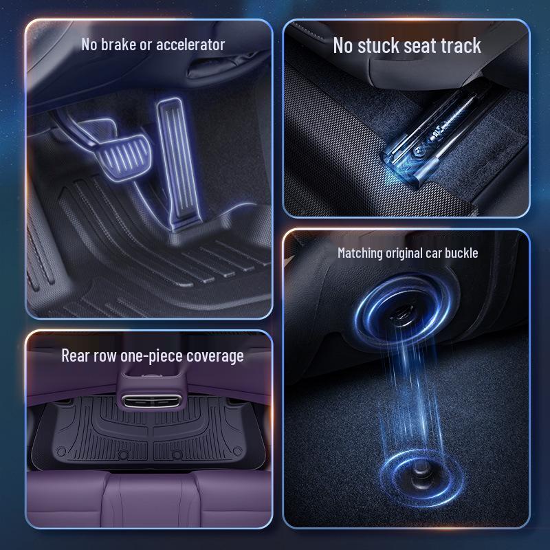 Leapmotor C10 TPE2026 Floor Mats - Complete Set for New Car Interior