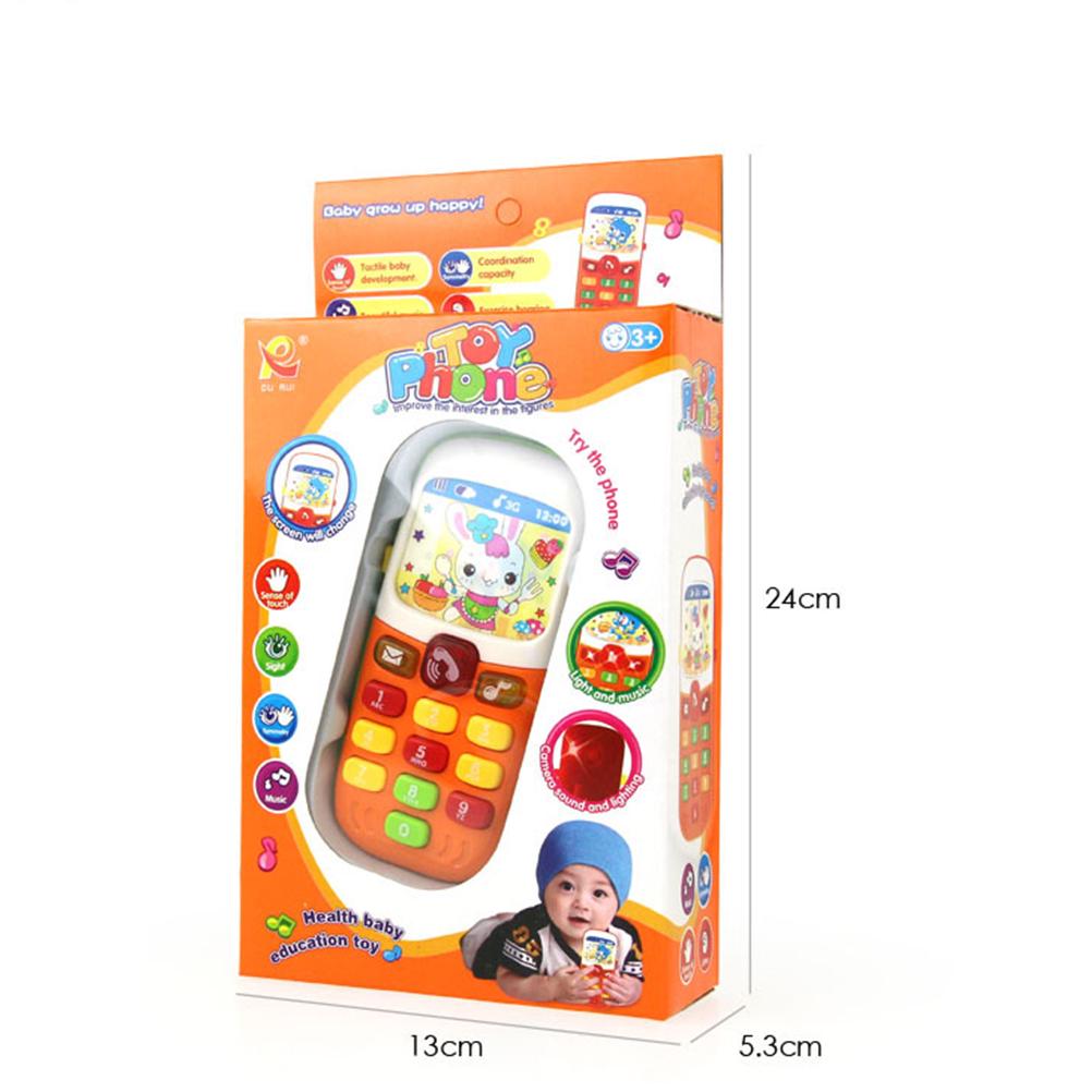 1pc Phone Toy Adorable Musical Creative Educational Funny Phone Toy for Baby Kids Infant