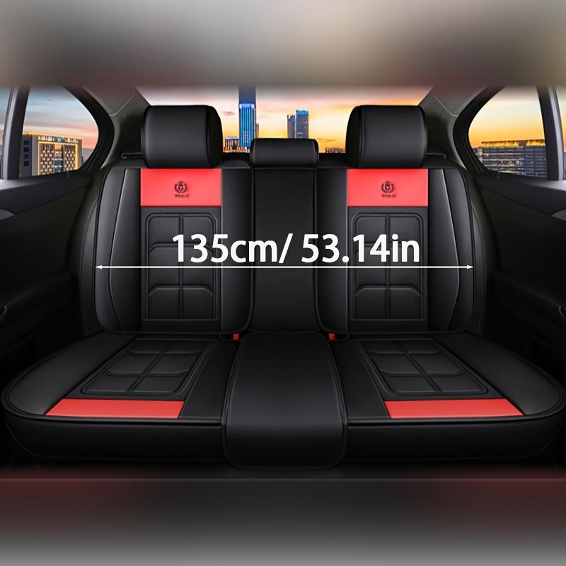 PU Leather Luxury Car Seat Covers for Rear Three-Seater Protective Pads for Sedans and SUVs - Durable Comfortable and Stylish Pickup Truck Seat Covers