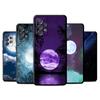 Niebo pełnia księżyca etui Funda do Samsung Galaxy A32 A71 A22 A12 A72 A11 A52 5g A51 4g A13 A21s A41 A23 A73 silikon Coque