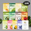 [One-month Package] Real Essence Mask Pack (30 Sheets, 15 Types)