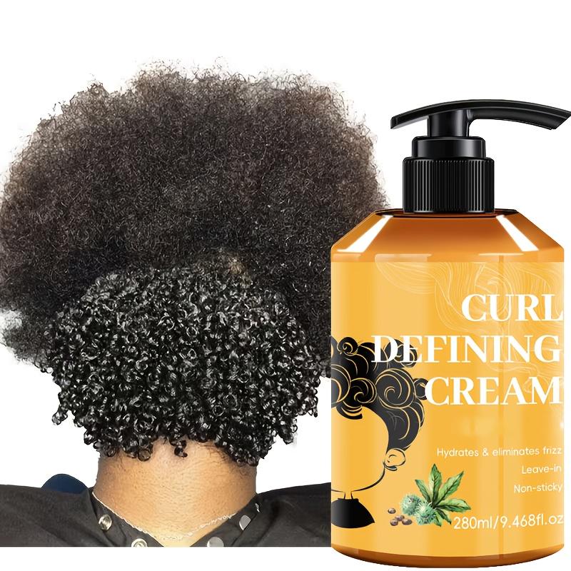 Curly Hair Defining Cream - Hydrating, Non-Sticky, Frizz Control for All Curl Types, 280ml