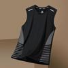 Gilet Sportivo da Uomo Estivo Asciugatura Rapida Traspirante Base Shirt Allenamento Spalle Larghe Senza Maniche Maglietta Tecnica Traspirante Top