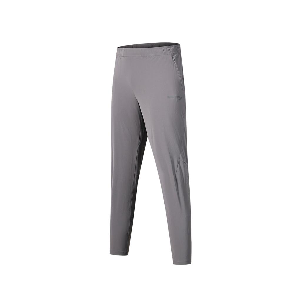 SAUCONY Urban Commuting Ultra Elastic Comfortable Woven Casual Pants Men Pants Cool-Iron-Gray SC2240114B-GR06