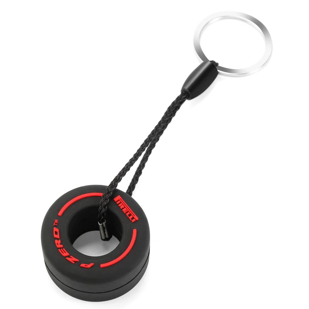 Fashion Car Key Ring Tire Keychain Pendant Gift for Lifan X60 320 620 330 530 630 720 X50 820 Car Accessories