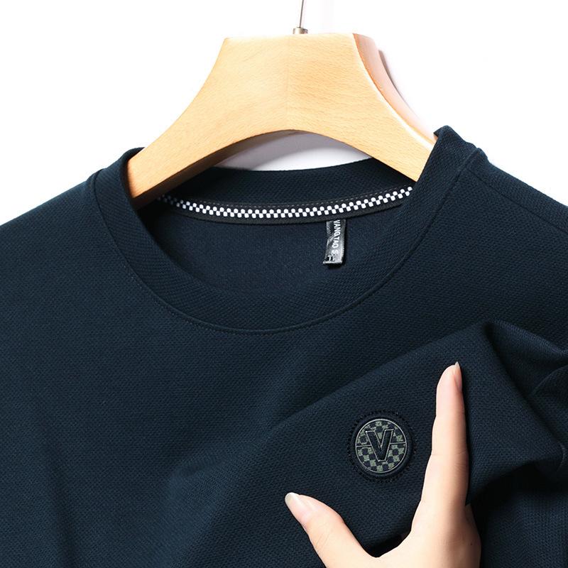 Φθινόπωρο Νέα Μάρκα Μόδας Ανδρικό Πουλόβερ Μόδα Νεανικό Κορεάτικο Στρογγυλή Λαιμόκοψη Casual Μακρυμάνικο Μπλουζάκι Βάση Ανδρικό