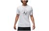 T Shirts Men's White Crew Neck Moderate Straight Fit DX9602-100